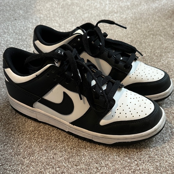 Nike Black and White Low Dunks - Picture 1 of 5